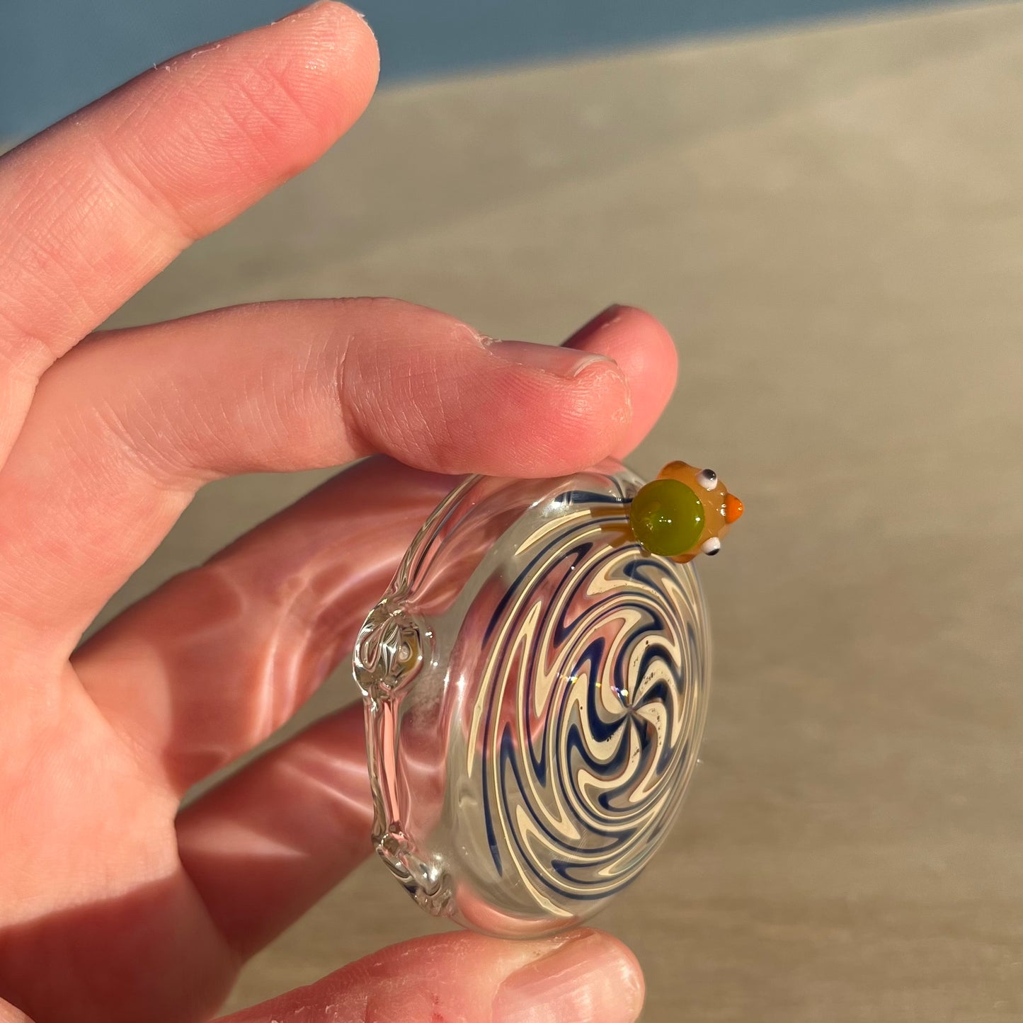 Swan Glass x Jackie's Glass Collab: Pendant Duck