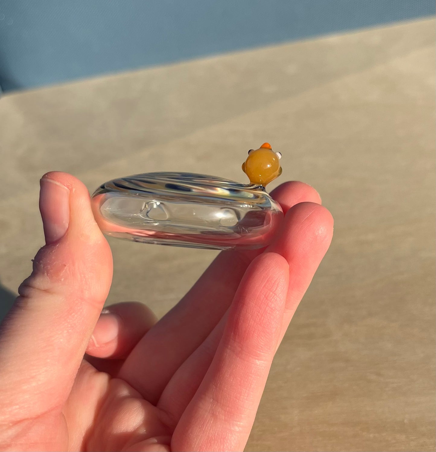 Swan Glass x Jackie's Glass Collab: Pendant Duck