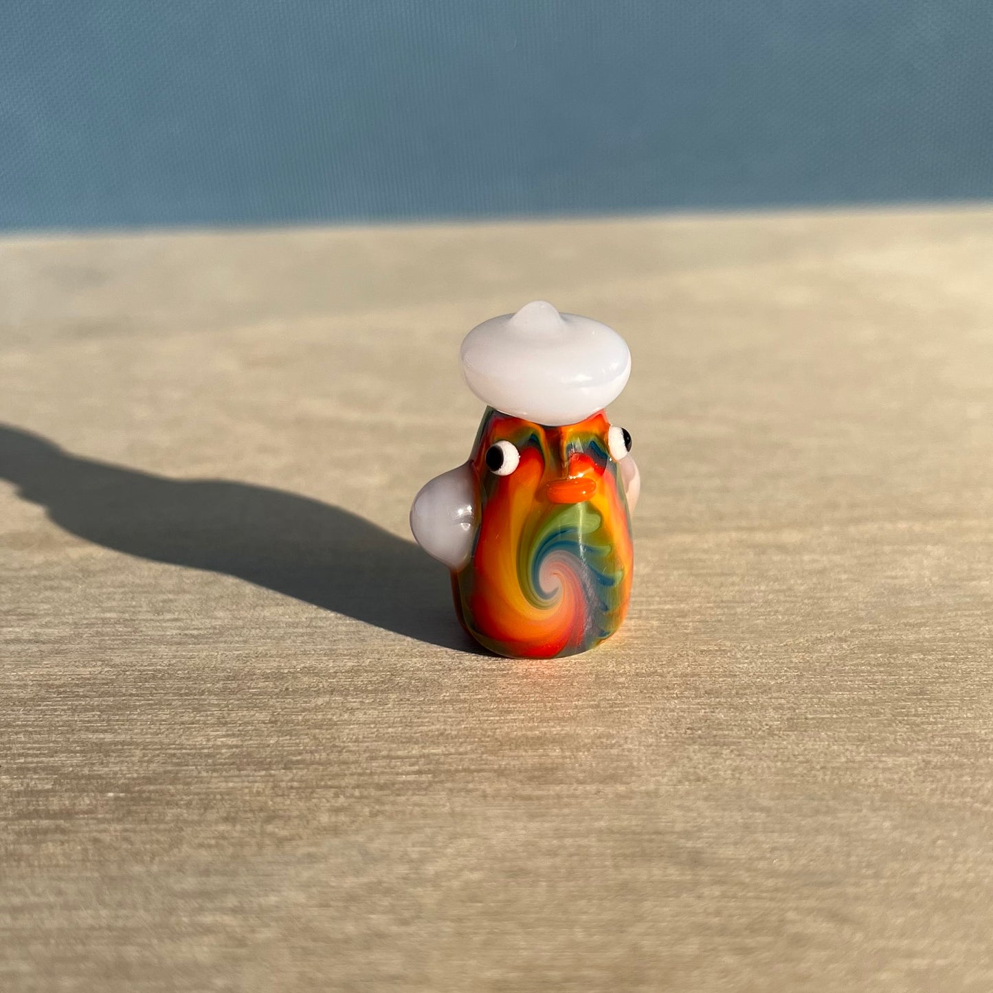 Swan Glass x Jackie's Glass Collab: Tie Dye Duck