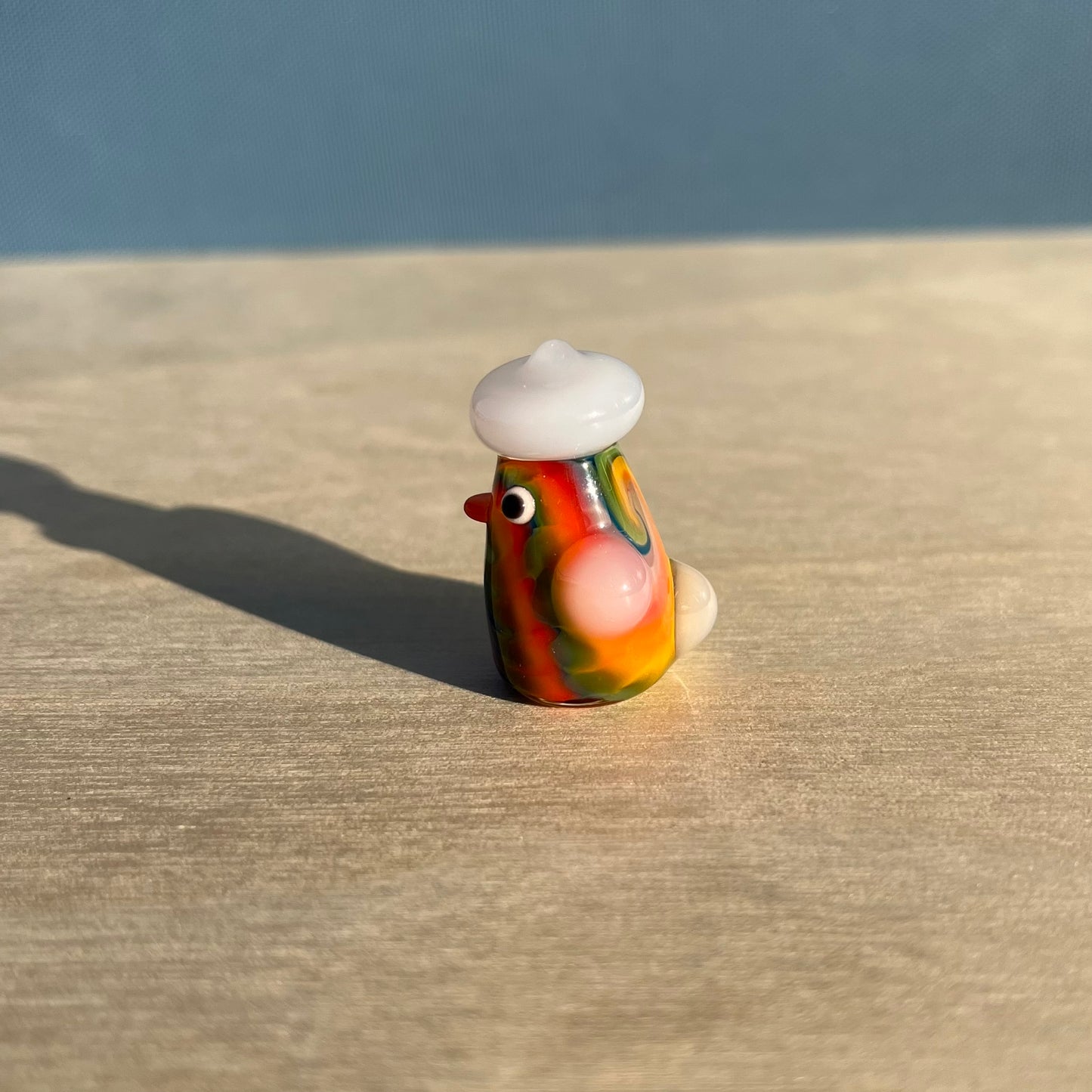 Swan Glass x Jackie's Glass Collab: Tie Dye Duck