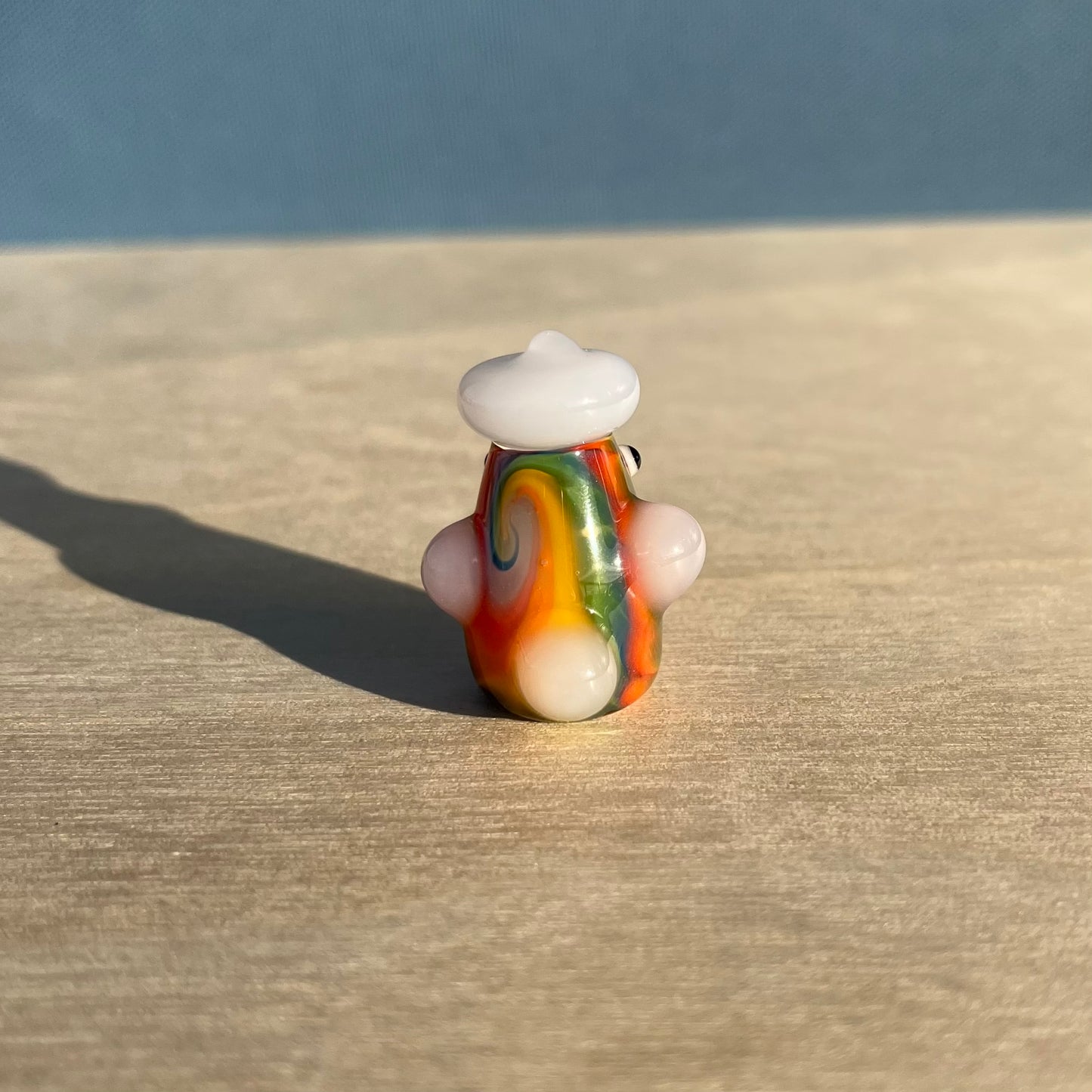 Swan Glass x Jackie's Glass Collab: Tie Dye Duck