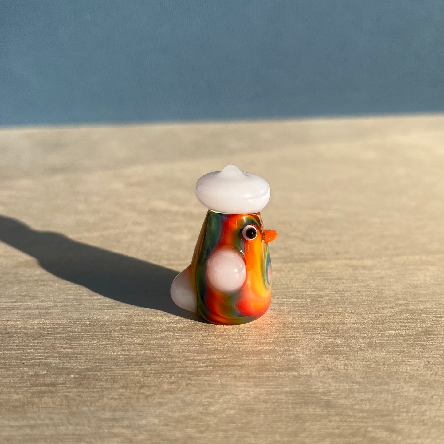 Swan Glass x Jackie's Glass Collab: Tie Dye Duck