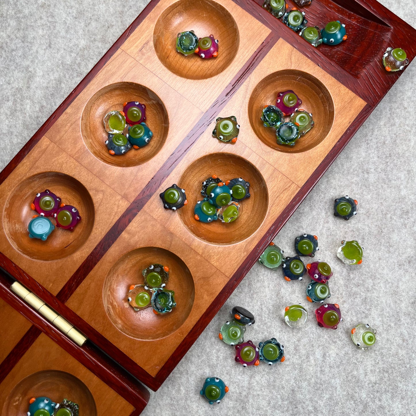 Commission for Alex: Mancala ducks - full set