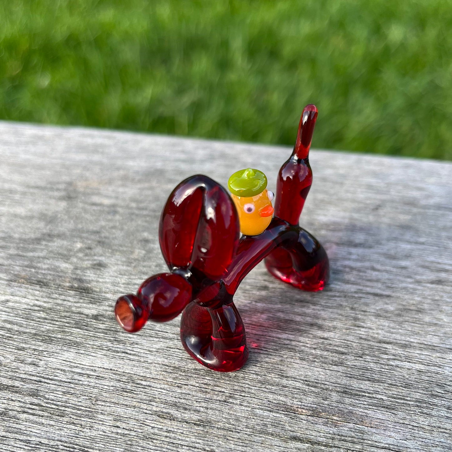 Swan Glass x Jackie's Glass Collab: Balloon Dogs with Ducks