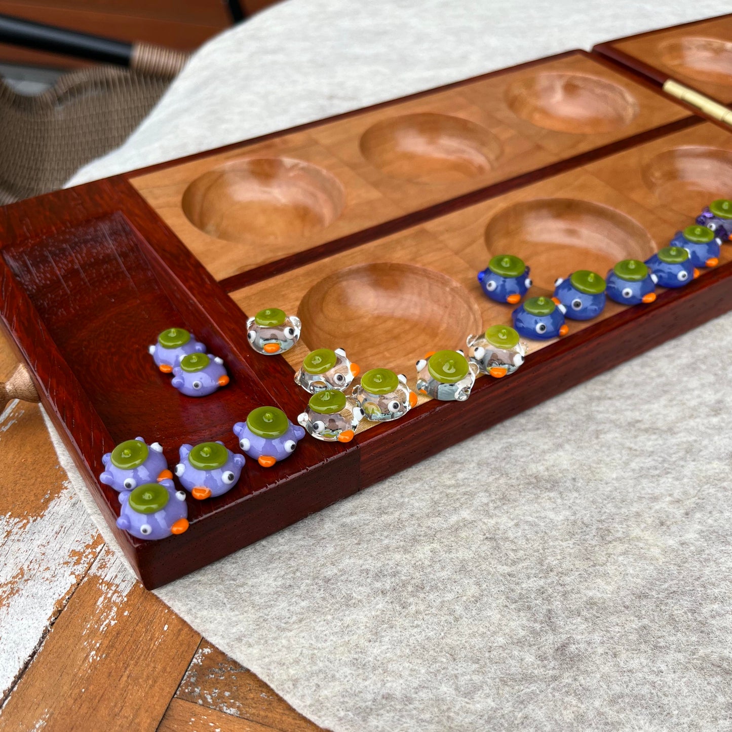 Commission for Melissa: Mancala ducks - full set