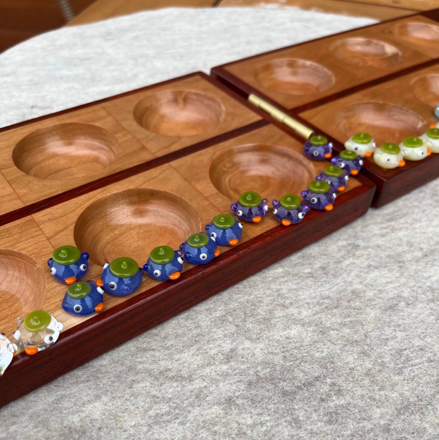 Commission for Melissa: Mancala ducks - full set