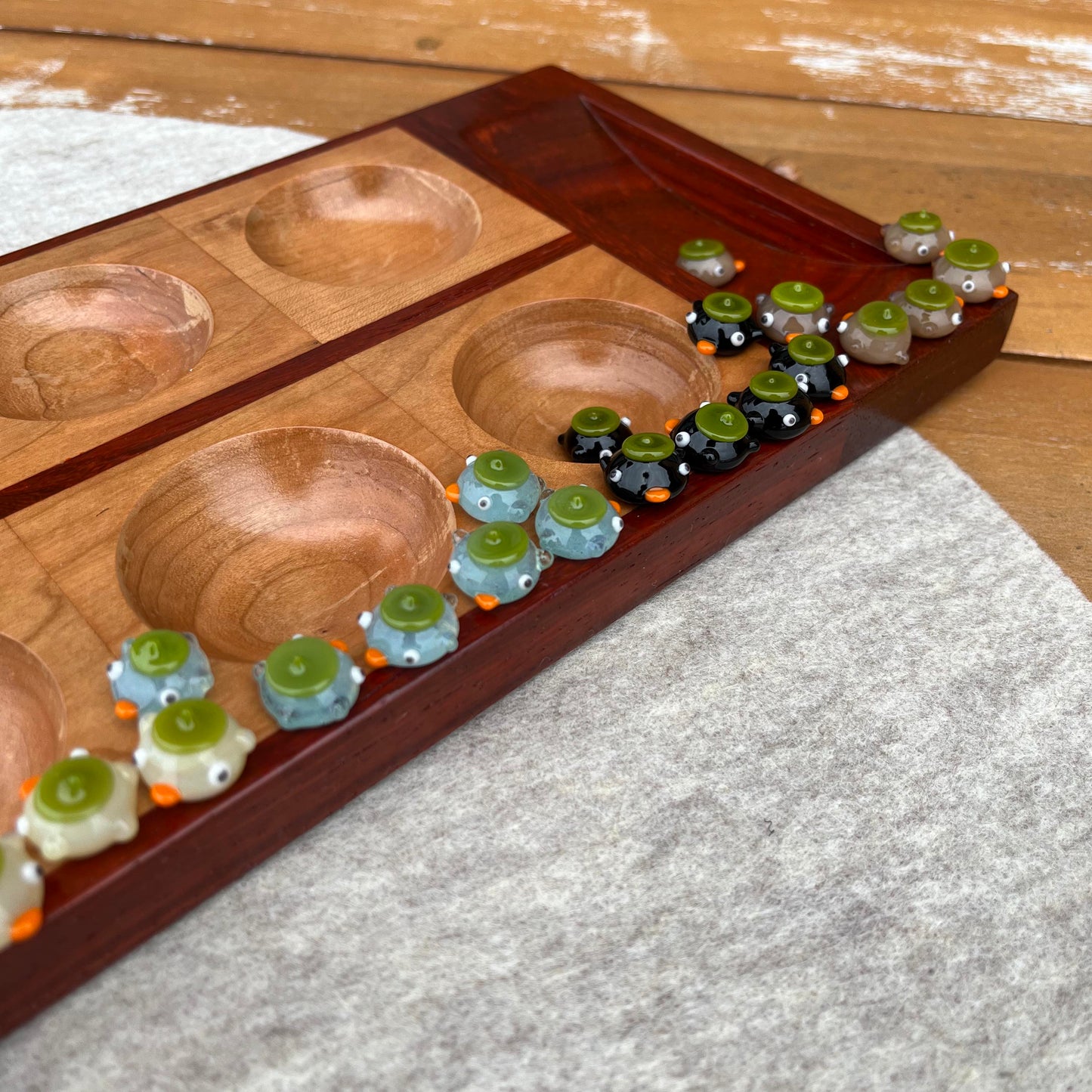 Commission for Melissa: Mancala ducks - full set