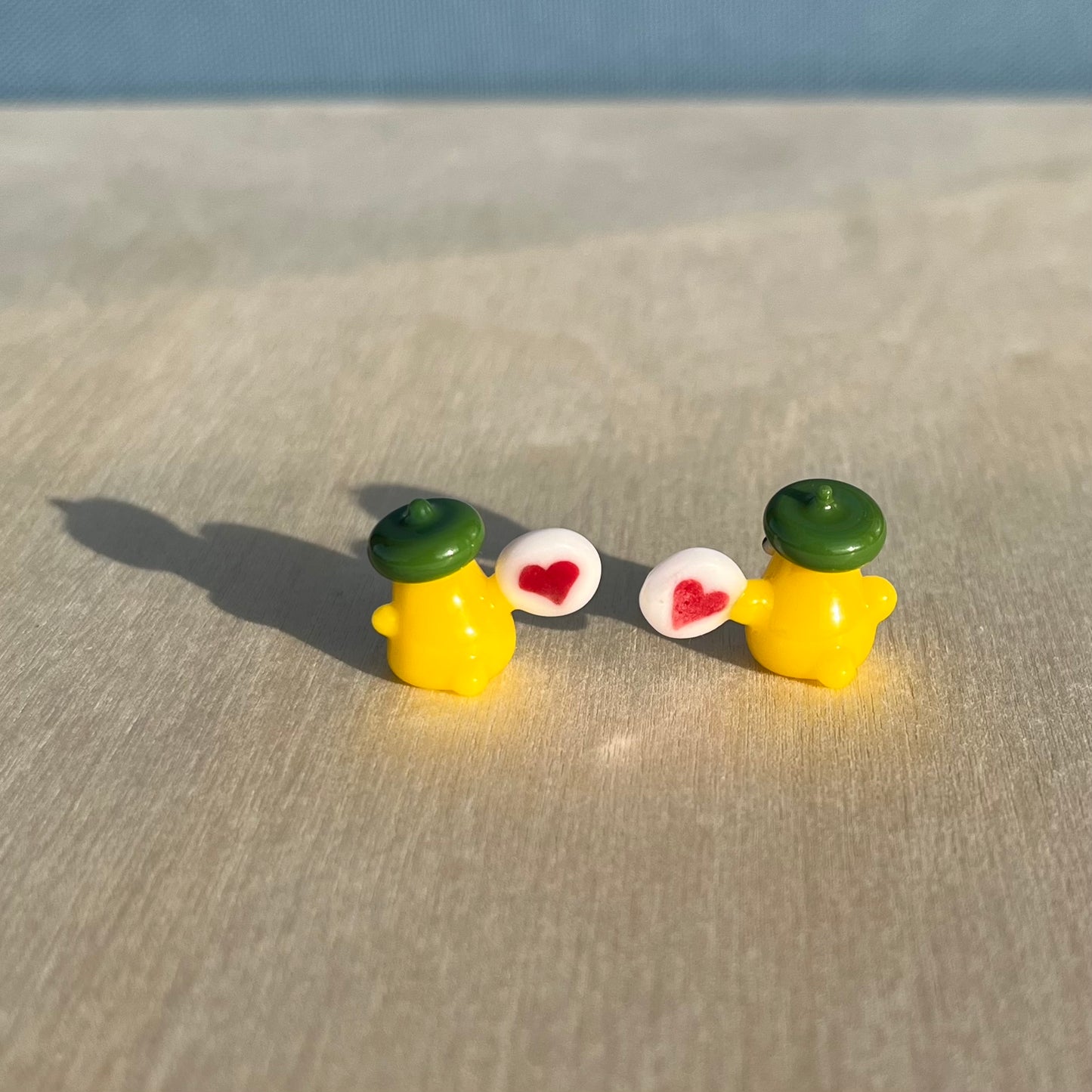 Walmot Glass x Jackie's Glass Collab: Ducks with Heart Cookies