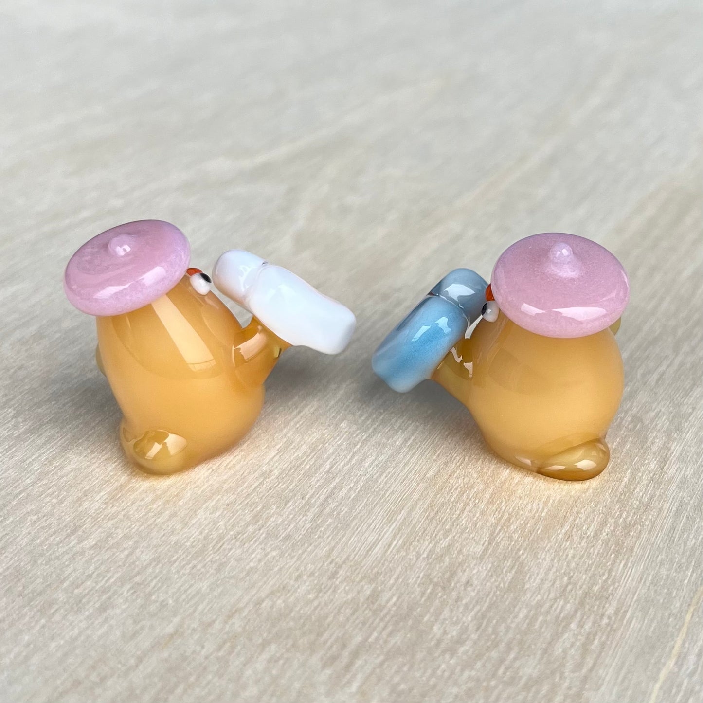 Swan Glass x Jackie's Glass Collab: "BE MINE" Conversation Heart Candy Ducks