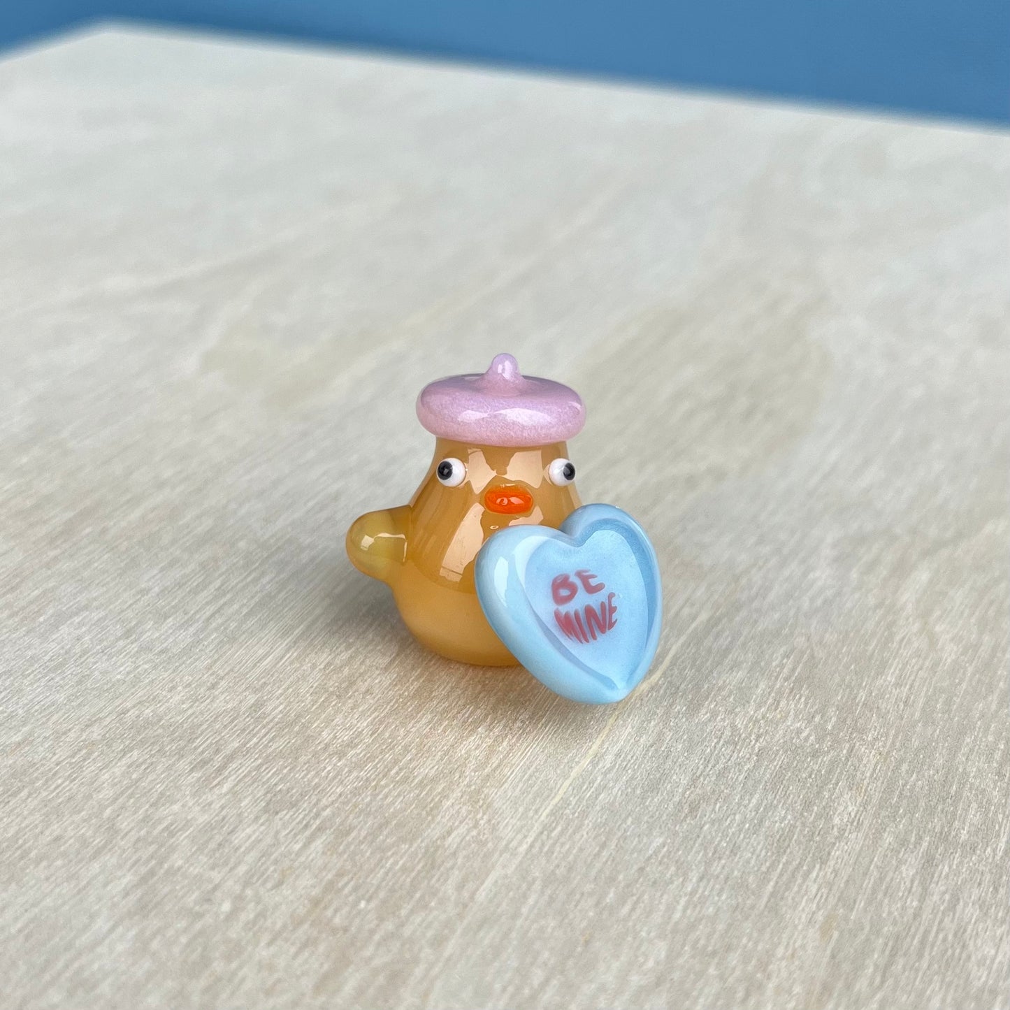 Swan Glass x Jackie's Glass Collab: "BE MINE" Conversation Heart Candy Ducks