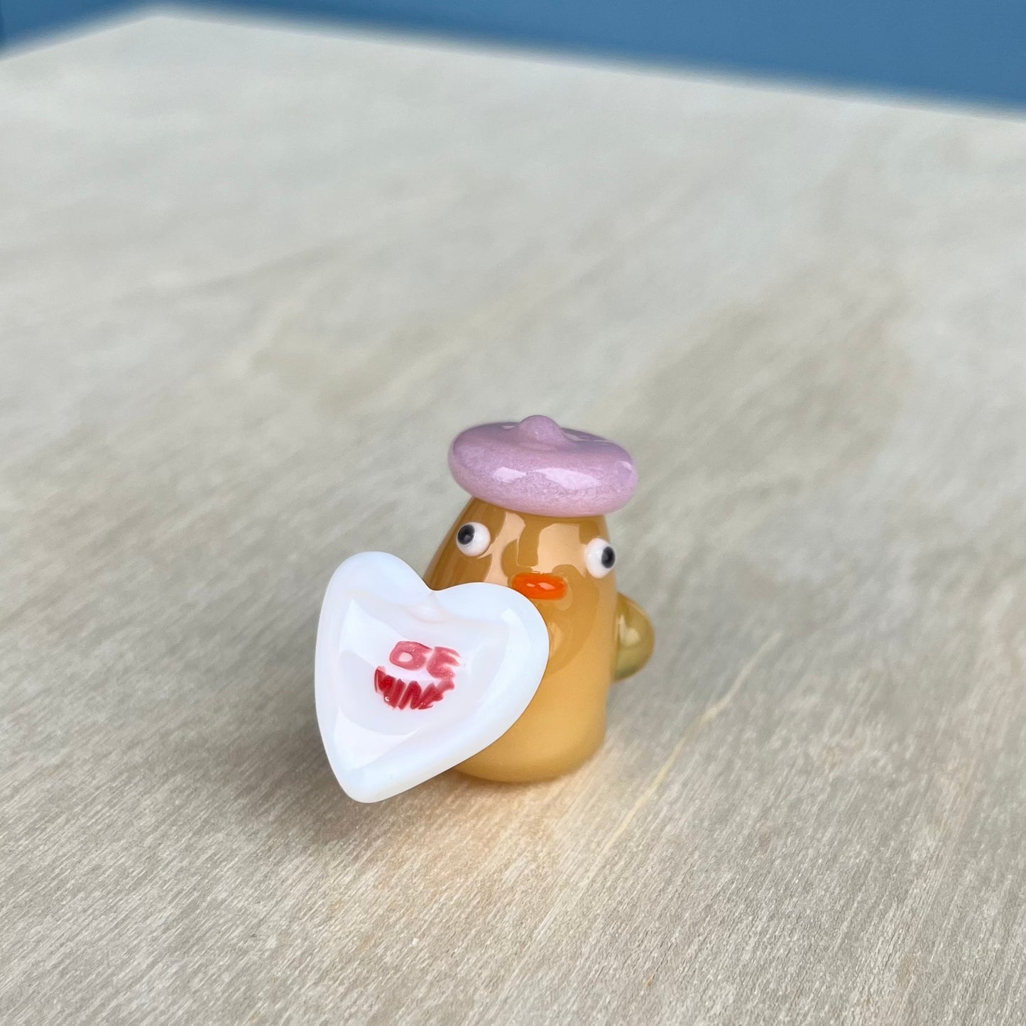 Swan Glass x Jackie's Glass Collab: "BE MINE" Conversation Heart Candy Ducks