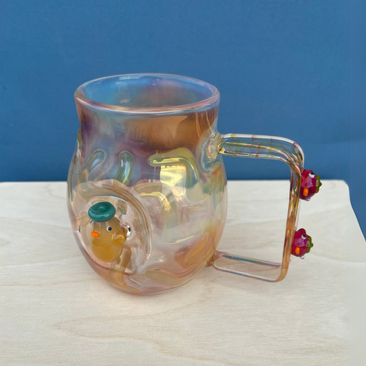 Corpse Flower Studio x Jackie's Glass Collab: Duck Mug